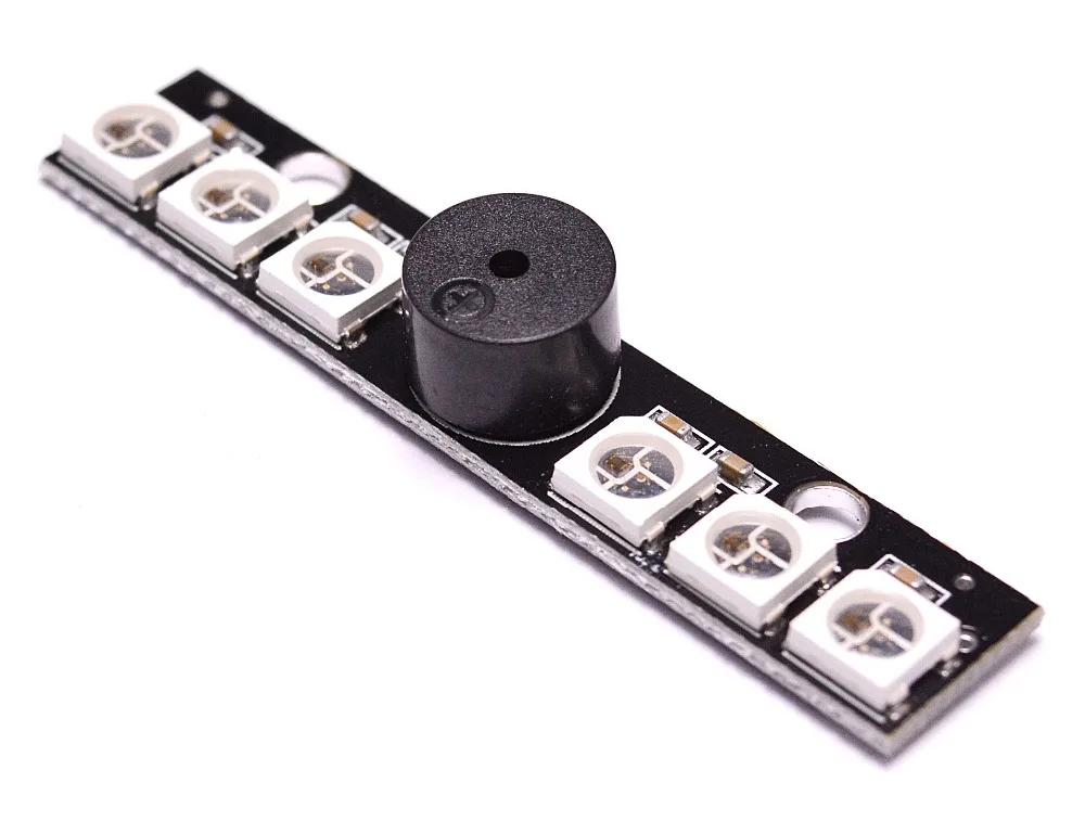 WS2812B светодиодный и 5 в зуммер 6 RGB чипов индикатор для NAZE32 Skyline32|buzzer naze32|matek ledbuzzer led |