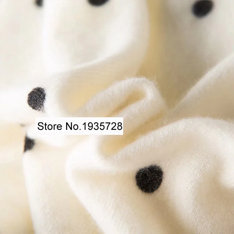 Women Beige V Neckline Cashmere Knitted Cardigan Top- Winter Newest Ladies Knitting Sweater