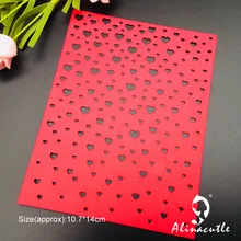 למות לחתוך מתכת חיתוך למות מלבן לב צלחת Scrapbook נייר מלאכה בעבודת יד כרטיס אגרוף אמנות Alinacraft חותך למות לחתוך(China)