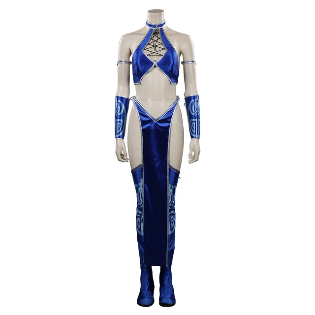 Mortal Kombat kitana Cosplay Costume Outfits Halloween Carnival Suit For  Women _ - AliExpress Mobile