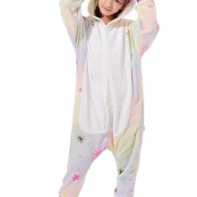 С изображением персонажей мультфильма, унисекс, для детей, с изображением животных кигуруми пижамы Косплэй одежда, костюм на Хеллоуин цельное подарки на день рождения