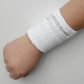 Polsband Zweetband Rits Pols Portemonnee Pouch Running Sport Arm Band Tas Voor MP3 Key Card Opbergtas Case Badminton Basketbal