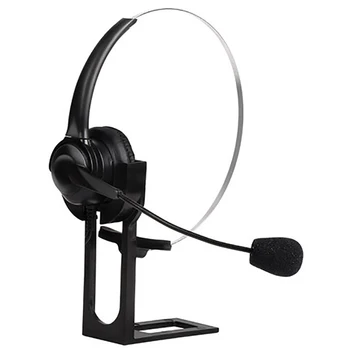 

Corded Telephone Headset Comfortable Landline Headset with Holder, Flexible Noise-Cancelling Microphone and Volume Control, Mute