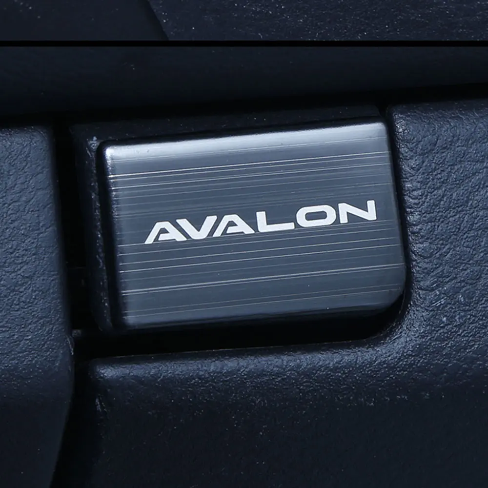2 шт. бардачок подлокотник коробка Кнопка накладка литье блесток для Toyota Avalon аксессуары