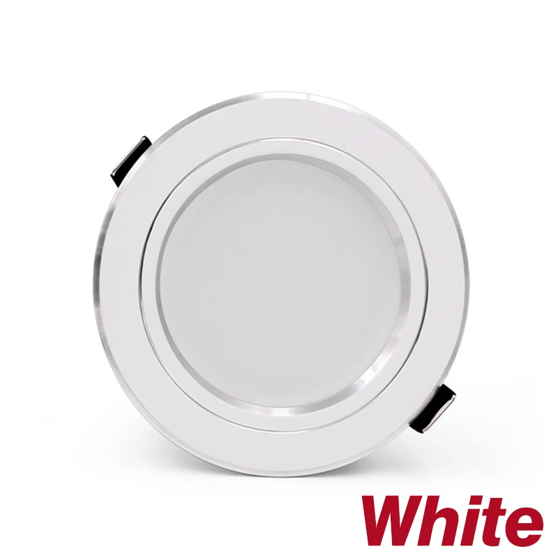 White Body KARWEN светодиодный светильник AC 220V 230V 240V 5W 9W 12W 15W 18W белая Потолочная люстра тело Светодиодный прожектор для офиса конференц-зала - Испускаемый цвет: White Body