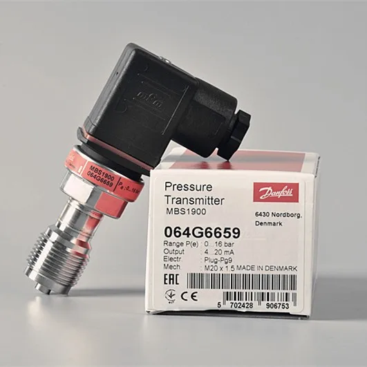 Danfoss Danfoss MBS1900 0-16bar Pressure Transmitter Sensor Danfoss 064G6659 Water Pump