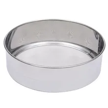 Маленький сгущенный инструмент для выпечки из нержавеющей стали, мелкоячеистый фильтр для выпечки, просеивающий фильтр для торта, просеивающий фильтр, круглая мука, кухонная сахарная пудра