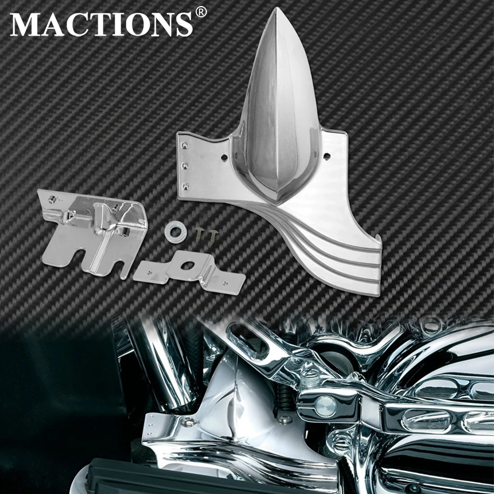 MotorcycleLowerFrontFrameCoverChromeForHarleyTouringElectra