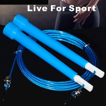 

Topline Tackle Weighted Jump Ropes Racing to Skip Rope Universal Bearing Wire Rope Skipping Adjustable Jump Skipping Ropes 3m