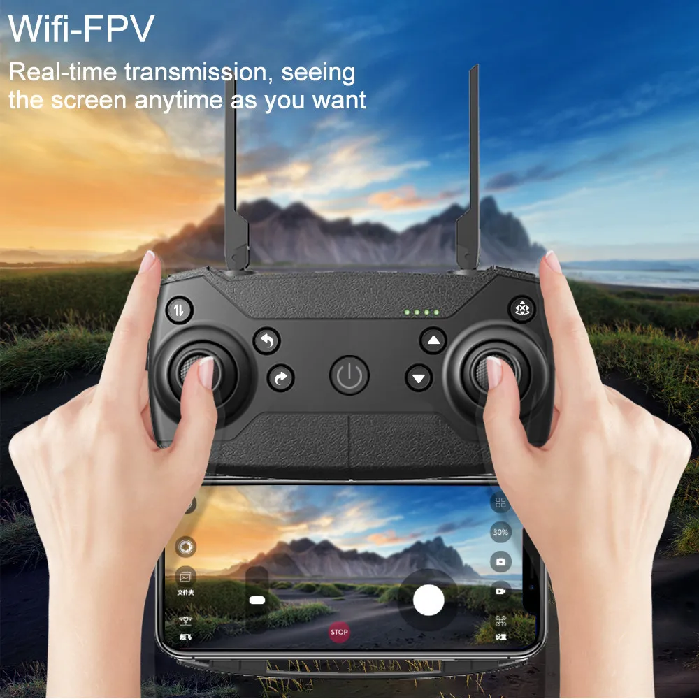 Пульт дистанционного управления летательный аппарат Дрон x pro 2,4G селфи wifi FPV gps с 720P HD камерой складной RC Квадрокоптер 8,28