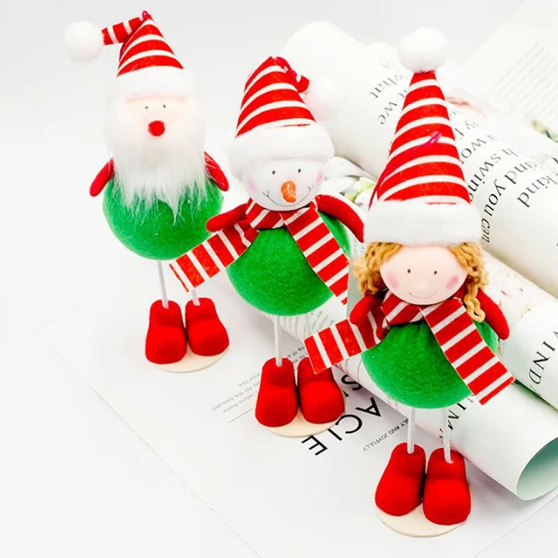 Милый Ангел кукла девочка Лыжная подвесная Елочная игрушка украшения для дома Деревянная Рождественская елка украшения Рождественский подарок для детей
