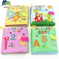 Livre en tissu pour bébé de 0 à 12 mois, jouet éducatif pour le développement de l'intelligence, apprentissage de la cognition, nouveau né silencieux 