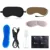 USB Steam Sleeping Eye Mask Shading Mask For Sleep Soft Регулируемый Контроль Температуры Электрическая Нагретая Маска для глаз для облегчения глаз