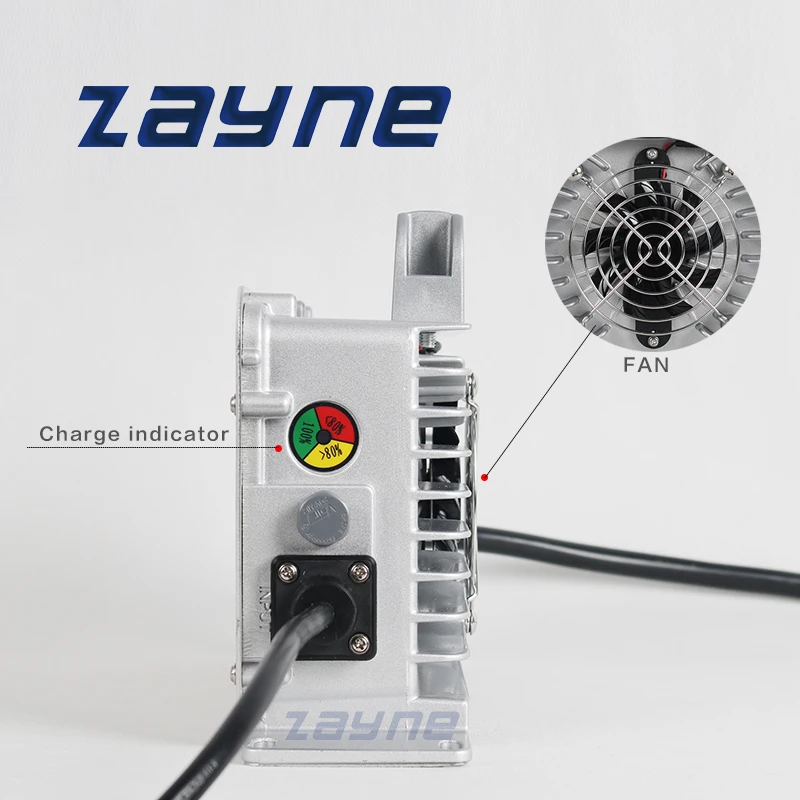 ZAYNE IP67 방수 남산 배터리 충전기, 볼트 골프 카트 클럽 자동차 지게차 EZGO TXT RXV 충전기