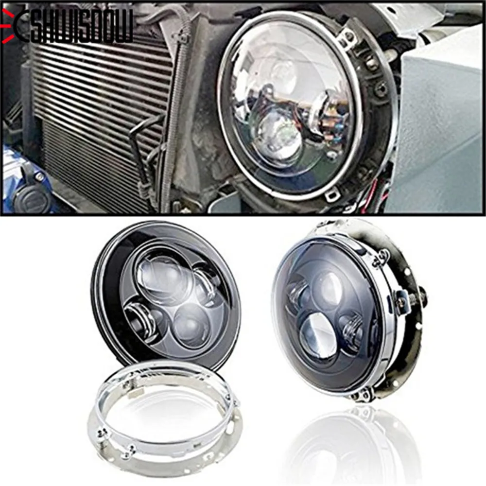 7 дюймовый круглый светодиодный кронштейн для фар кольцо 2007 2017 Jeep Wrangler держатель
