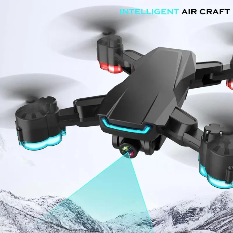 Четырехосевой Дрон 1080P камера wifi FPV RC вертолет складной Gravity Sense Квадрокоптер умные игрушки с дистанционным управлением