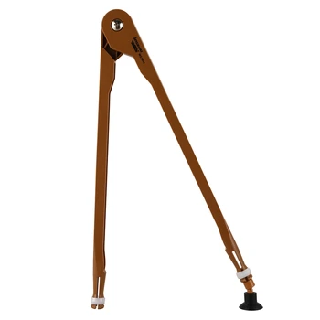 

NEW-Teaching Instrument yellow Plastic Chalk Circle Drawing Compasses