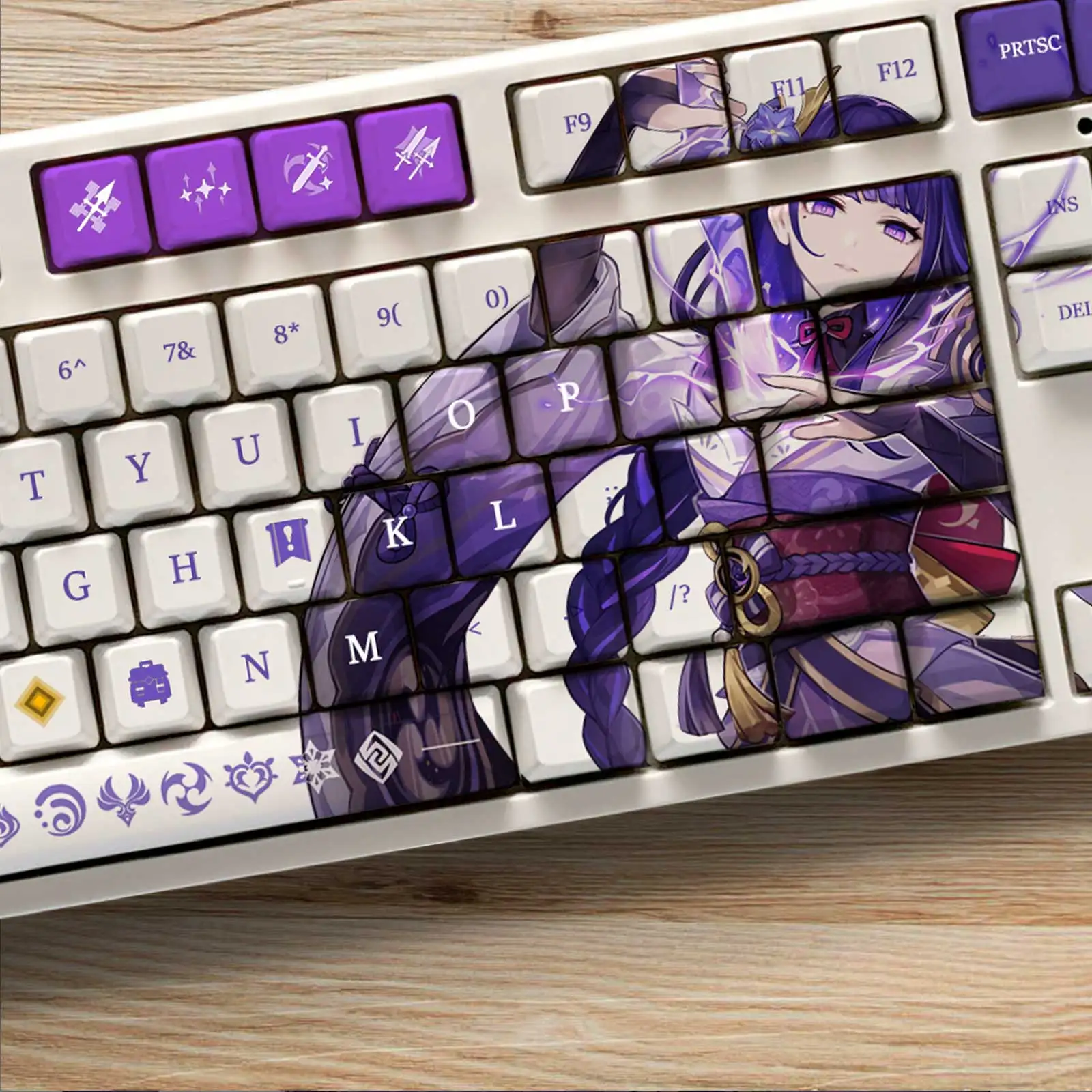  Ʈ ׸ RAIDEN SHOGUN Pbt  Űĸ 108 Ű Ʈ,  Ű, OEM   Űĸ