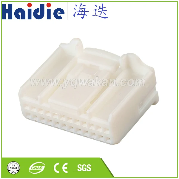 

free shipping 1set male female Connector cable Terminal connector socket 24 pin Connector automotive plug seal 1318917-1