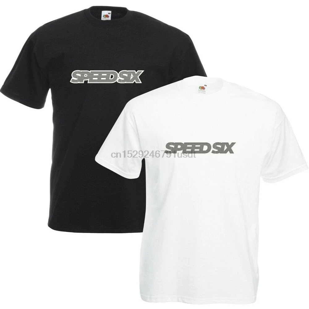 Футболка с надписью Speed Six различные размеры цвета для любителей британских