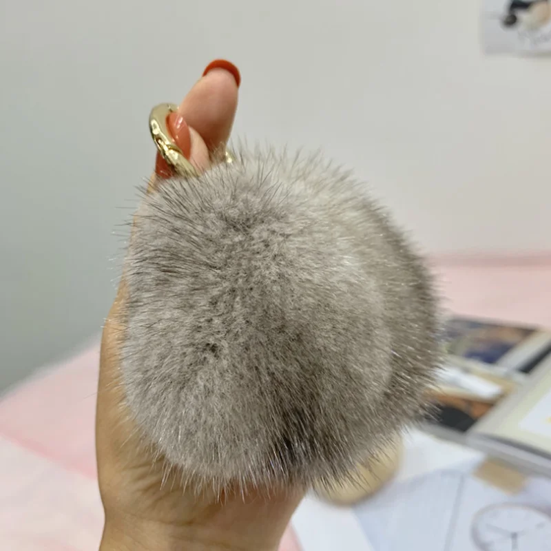 Милый кот лапы ins меховой мешок Висячие Ключи Кольцо аксессуары DIY подарок