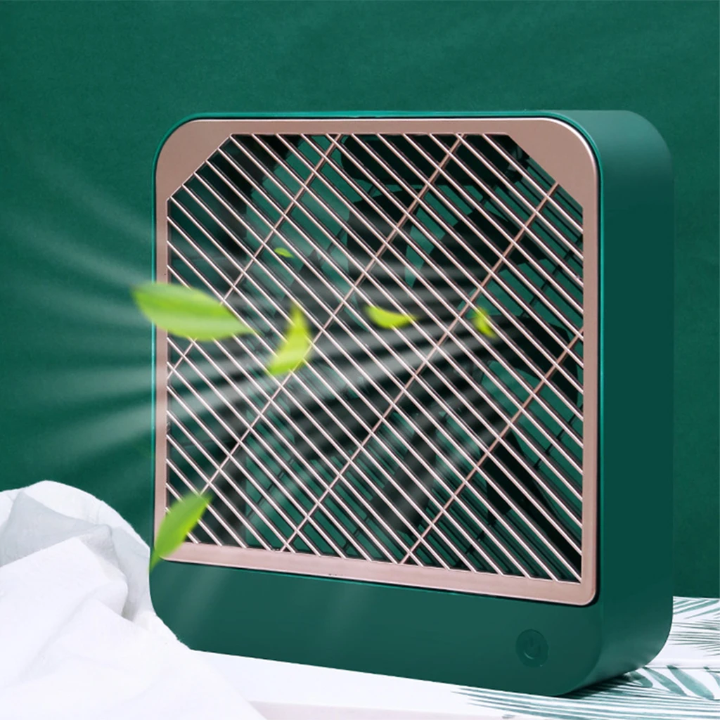 USB DC 5V Desk Table Fan 2 Speeds Quiet Electric Personal Cooling Fan Enhanced for Home Office Outdoor Kithen BBQ