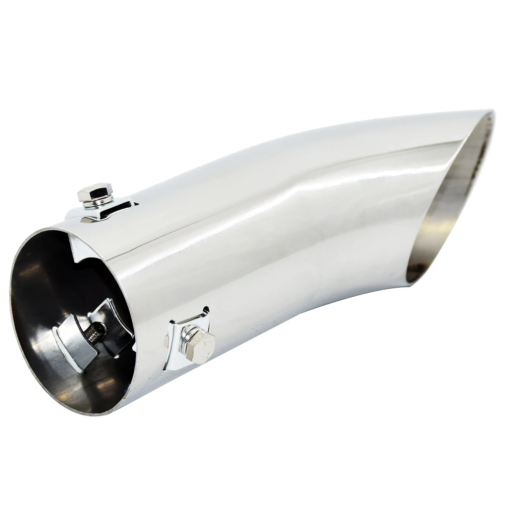 Universal Car Stainless Steel Exhaust Pipe Silencer Muffler End Tips 59mm