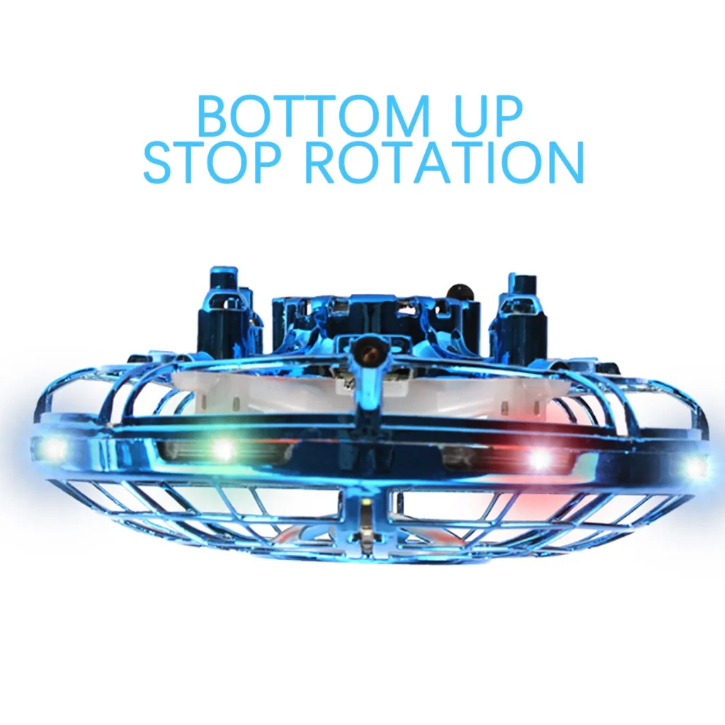 Infrared Sensor Induction Hand Control Altitude Hold Quadcopter UFO Mini Drone Small Intelligent Induction Aircraft Toy For Kid
