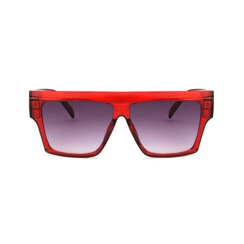 Негабаритные Квадратные Солнцезащитные очки мужские с плоской подошвой унисекс Мужские Женские очки высокого качества винтажные тени Oculos UV400