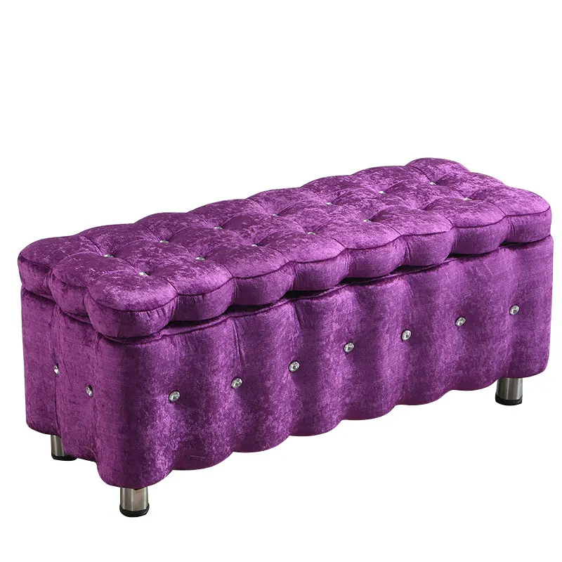 

Nordic Style Household Sofa Stool Lengthen Multipurpose Change Shoe Bench Bedroom Storage Stool Chair Fashion Ottoman