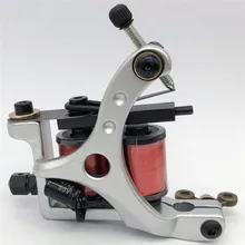 1 шт. чугунная машина для татуировки с двумя спиральными катушками 10 катушек ручной работы для тату-пистолета для лайнера шейдера