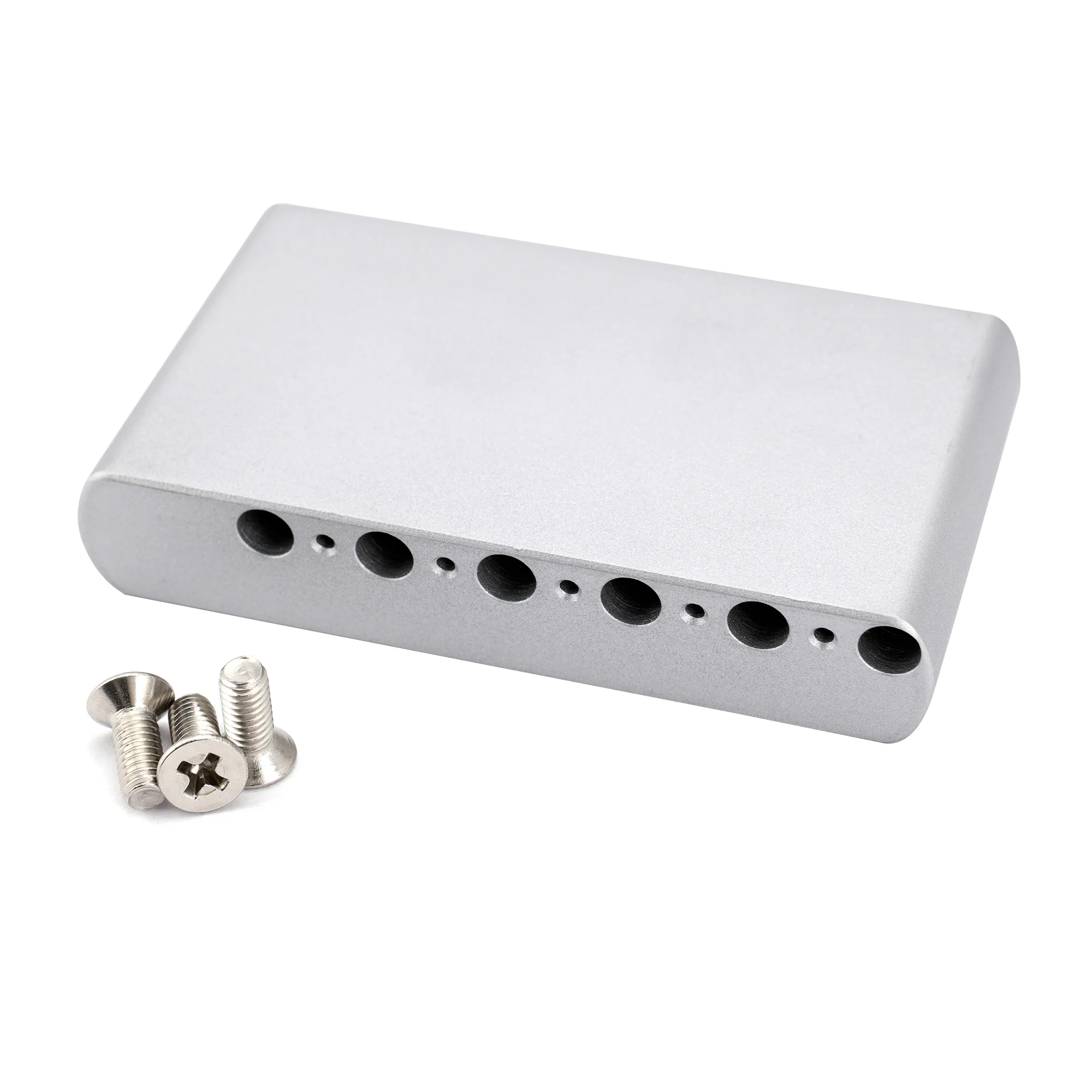 Musiclily Ultra Messing 36mm Kort MIM stijl Tremolo Blok 10.5mm String Spacing voor China Squier Pre-2020 Affinity 6-schroeven Brug Elektrische Gitaar