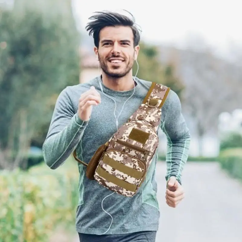 Горячая Распродажа, сумки для бега, нежная текстура, нейлон, для кемпинга, путешествий, через плечо, сумки Molle, для женщин и мужчин, на молнии, для верховой езды, нагрудные сумки