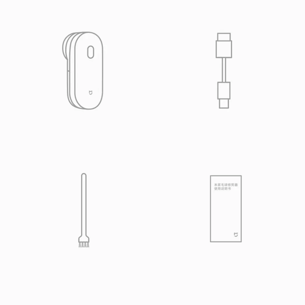 Original Xiaomi Mijia Portable Lint Remover Hair Ball Trimmer Sweater Remover 5 Leaf Cutter Head Motor Trimmer With Brush Inside (11)