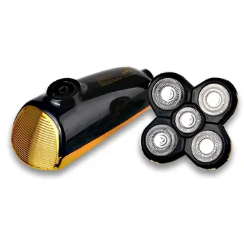 

Wet and Dry Use Portable USB Charging Shaved Head Machine 5-head Electric Razor Waterproof Shaver 19QE