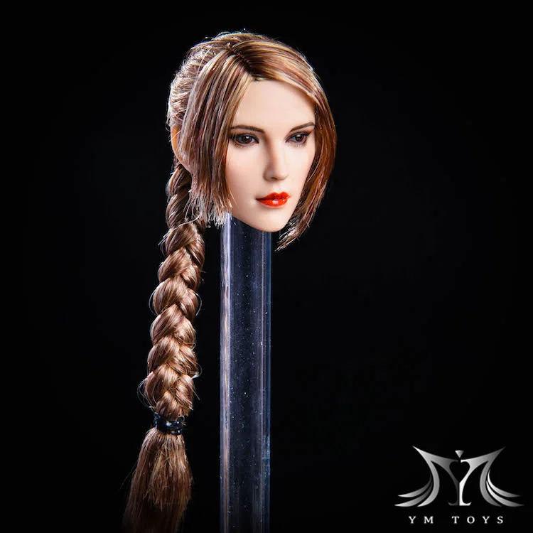 Коллекционная YMT017 1/6 Красивая Европейская женская голова Li Sculpt жажда модель для 12 ''Suntan фигурка тела