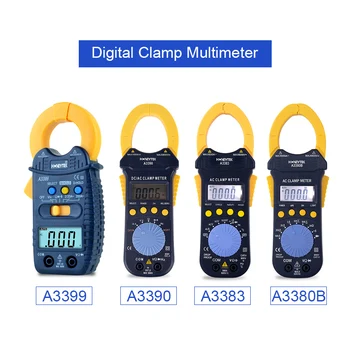 

A3399 Voltage Mini Digital Clamp Multimeter Meter Current AC/DC Voltage Resistance Capacitance Frequency Tester Detection HOT!