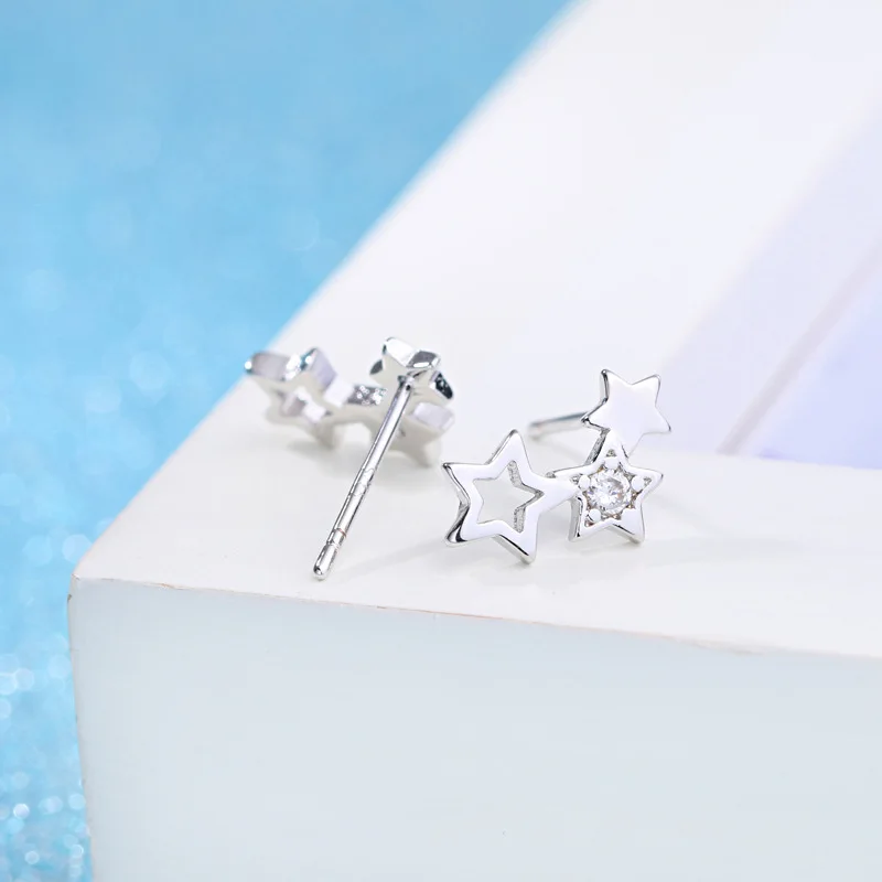 2021 New 925 Sterling Silver Cute Heart Jewelry Set For Women Pendant Necklace Earrings Set Fashion Jewelry Wholesale