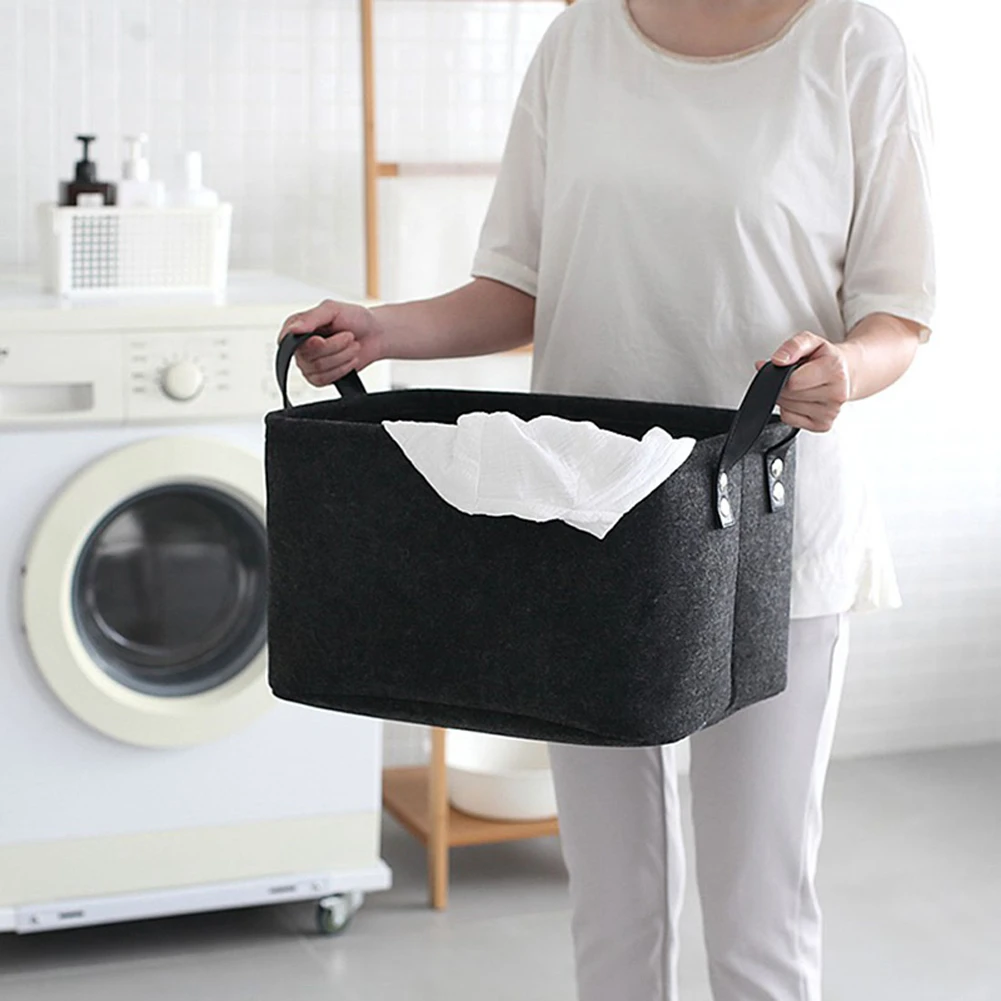 折りたたみ汚れ洗濯バスケットウールフェルト収納バスケット服おもちゃ収納ボックスホーム雑貨オーガナイザー容器バスケット大 ストレージバスケット Aliexpress 折りたたみ汚れ洗濯バスケットウールフェルト収納バスケット服おもちゃ収納ボックスホーム雑貨オーガナイザー容器バスケット大 ストレージバスケット Aliexpress