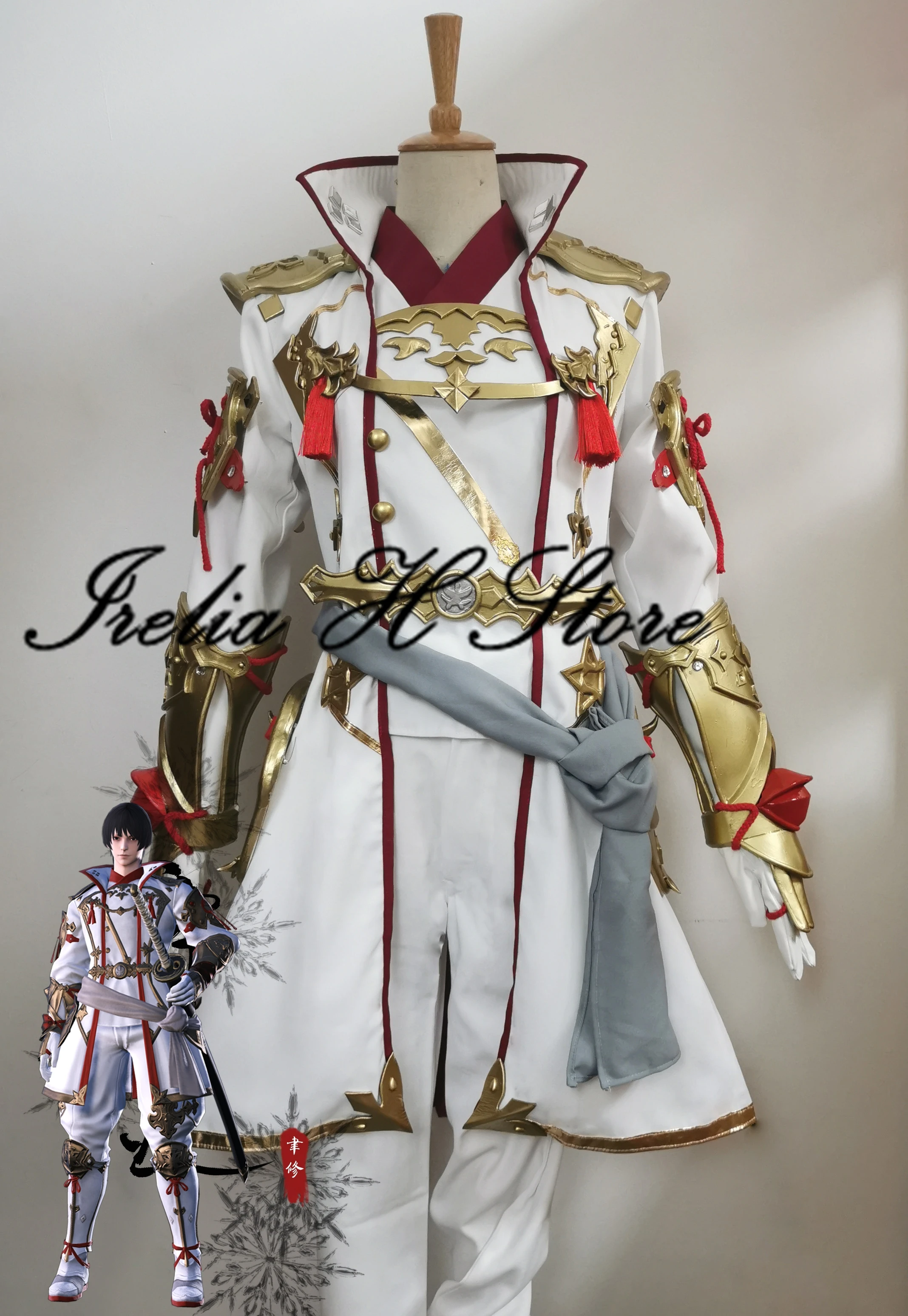 Ff14 Costume Final Fantasy Xiv Asahi Sas Brutus Cosplay Costume Custom Made With Pants Game Costumes Aliexpress