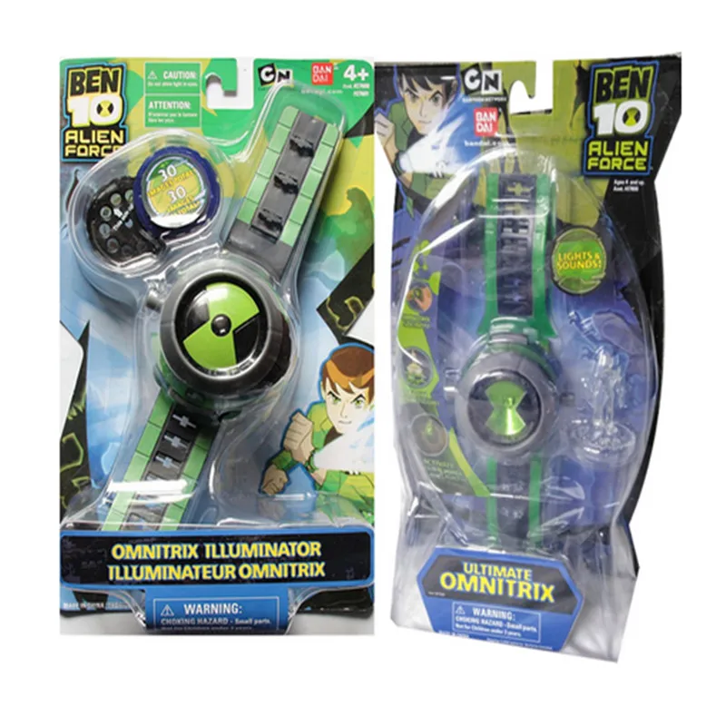 Часы Ultimate Omnitrix в японском стиле с проектором оригинальные часы DAI игрушка