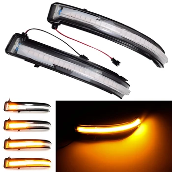 

DHBH-Car LED Dynamic Turn Signal Light Rearview Mirror Light for Nissan X-Trail T32 Qashqai J11 Murano Z52 Navara Juke