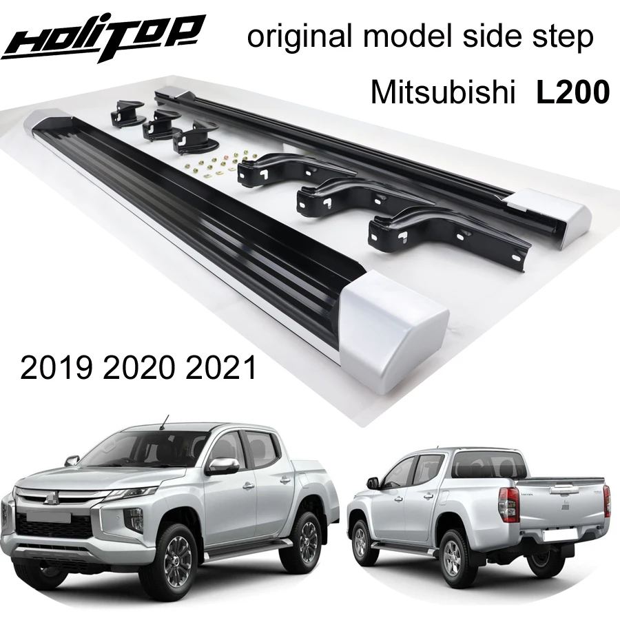 Download Oe Model Side Step Side Bar Running Board For Mitsubishi L200 Triton 2019 2020 Original Style Free Drill Hole Excellent Quality Nerf Bars Running Boards Aliexpress PSD Mockup Templates