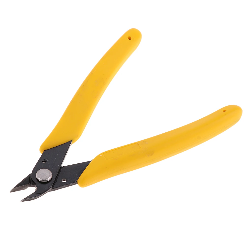Model Tool Cutting Pliers Model Building Making Tools Parts Combination Pliers Nozzle Cutter For Gundam Military Model (Yellow)