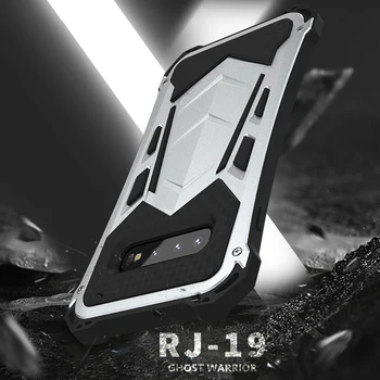 

Curve Design Metal+Silicone Shockproof Anti-fall Phone Case for Samsung S10 5G S10 Plus Note 10 Plus Note 9 Aluminum Phone Cover