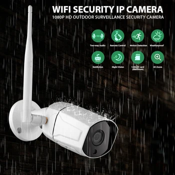 

WANSCAM K23 Smart IP Camera 1080P LED Infrared Night Vision WiFi APP Remote Control Waterproof Surveillance Camera 4X Zoom