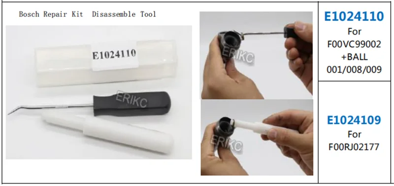 Fuel Diesel Injector sealing rings Disassembly repair tool kits Remove Tool