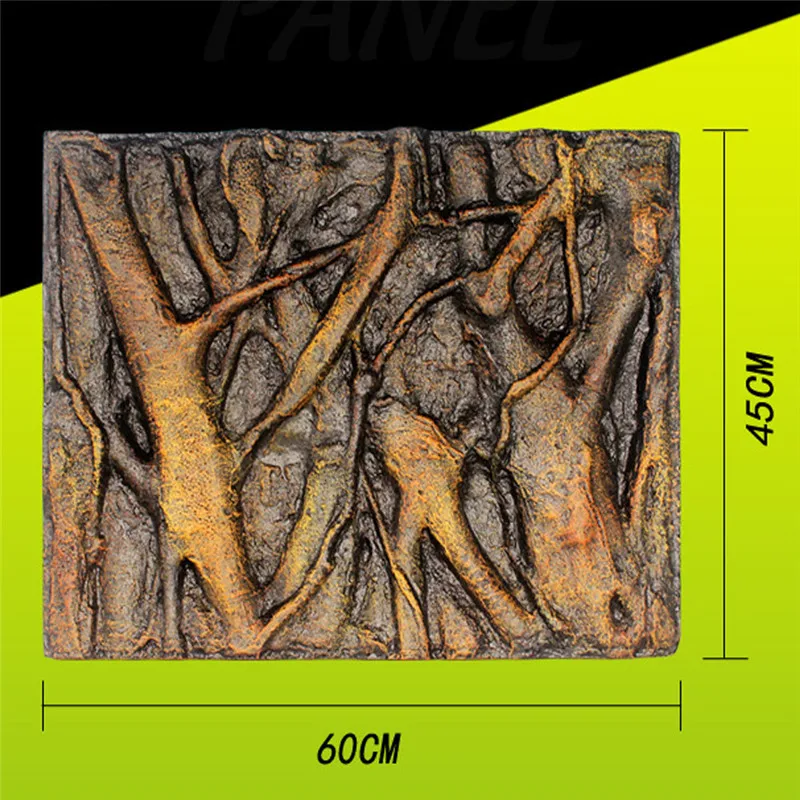 3D Foam Rock Reptile Stone Aquarium Background Backdrop Fish Tank Board Decor Aquarium fish tank decoration #4D16 (16)