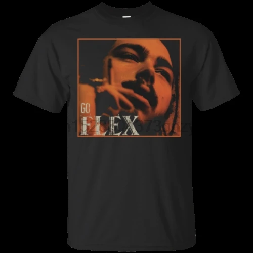 GO FLEX смешная Post Malone Rapper Quavo хип-хоп унисекс черная футболка S-3XL Лидер продаж