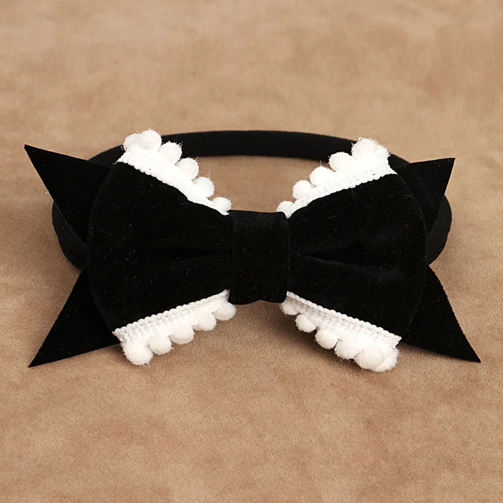 Kids Elastic HeadbandBaby bow elastic hair band Girls baby Bowknot Hairband  Hair Accessories Fashion headband baby